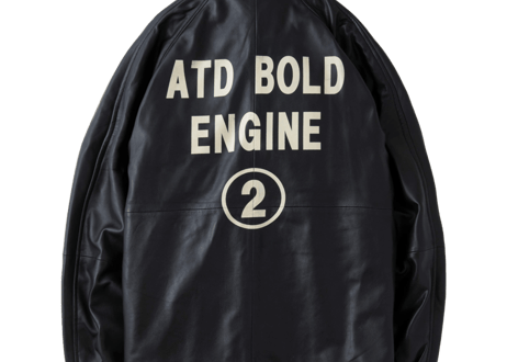 【AT-DIRTY】BOLD LEATHER COACH JACKET