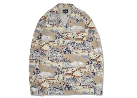 【DRESS HIPPY】BASEBALL USA L/S SHIRT