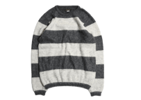 【WESTRIDE】25FW BORDER MOHAIR SWEATER