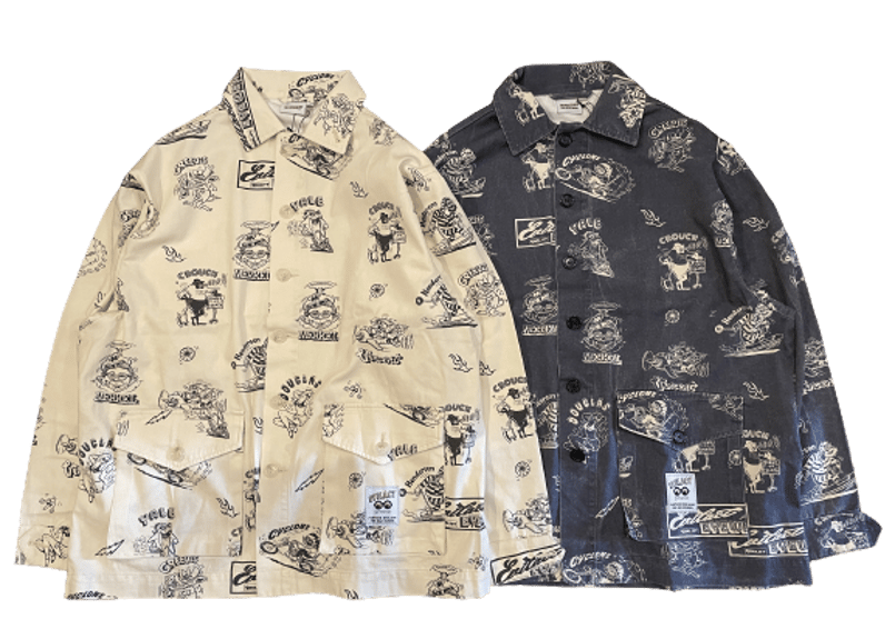 EVILACT eyewear J.O. 総柄　COVERALLS ☆セールプライス!!☆EVILACT eyewear J.O. TOTAL PATTERN D