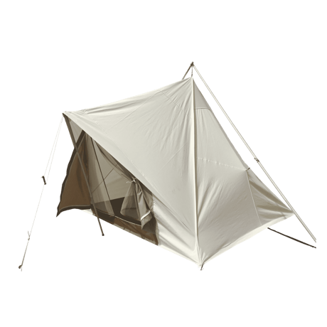 【Ellis Canvas Tent / エリスキャンバステント】THE PRAIRIE TENT 12FT×12FT　フロア脱着式テント