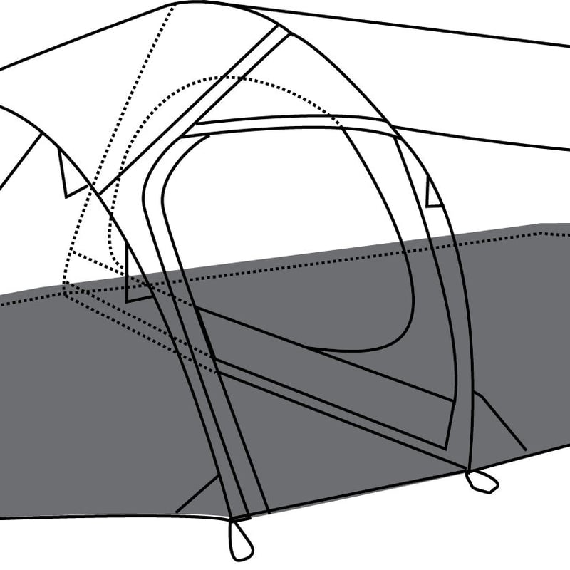 HELSPORT】LoftoenTrek 5Campフットプリント 【ヘルスポート、ロフォー