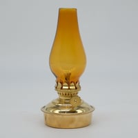 Vermont Lanterns バーモントランタン オイルランプ アンバーグラス ミニ 6.5 ブラス