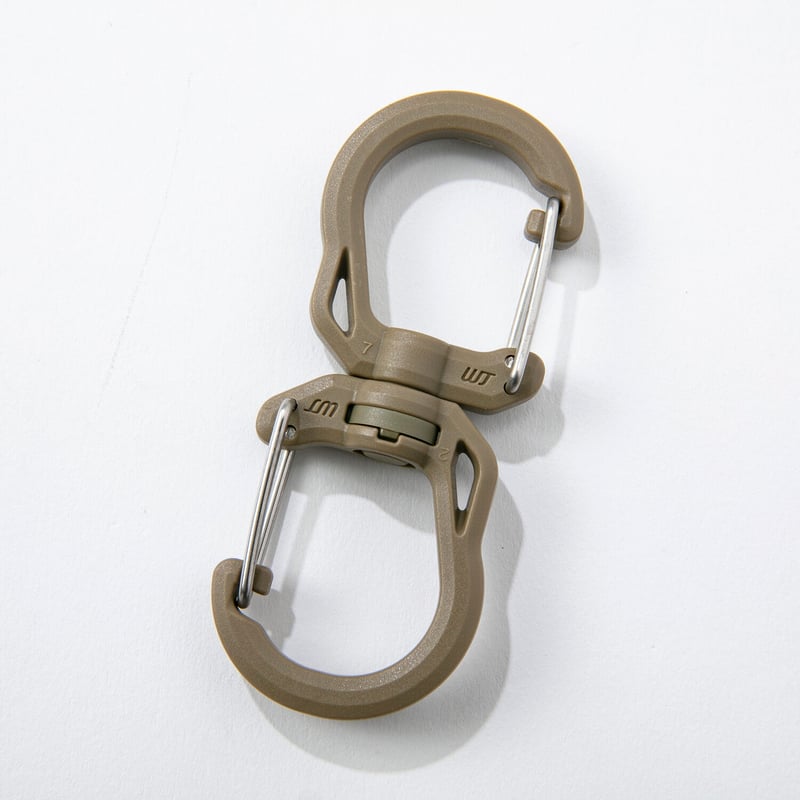 クレイジークリーク ダブルカラビナ タン | yellowknife Outdoor