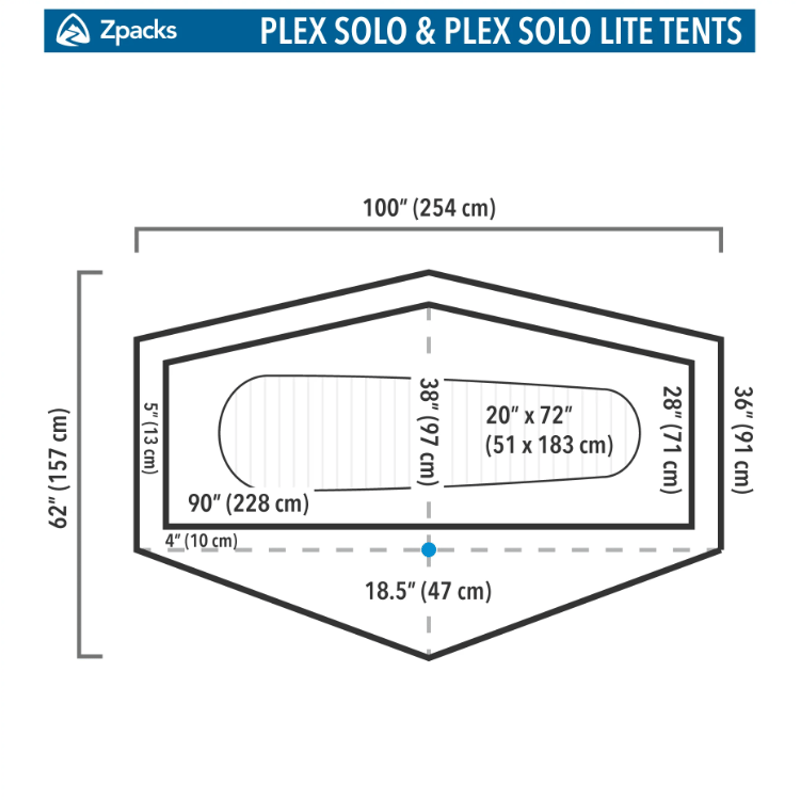Zpacks（ゼットパックス）】Plex Solo TENT LITE FLOOR（プレック