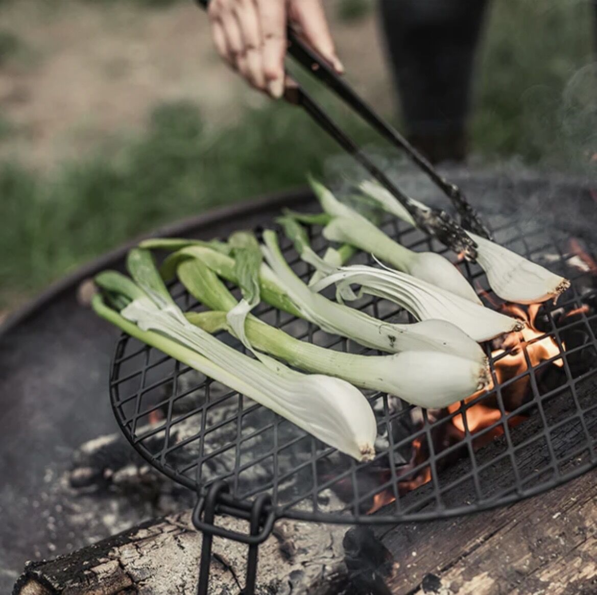 新品 未使用 ベアボーンズ カーボーイグリルチャコールトレイ 焚き火台
