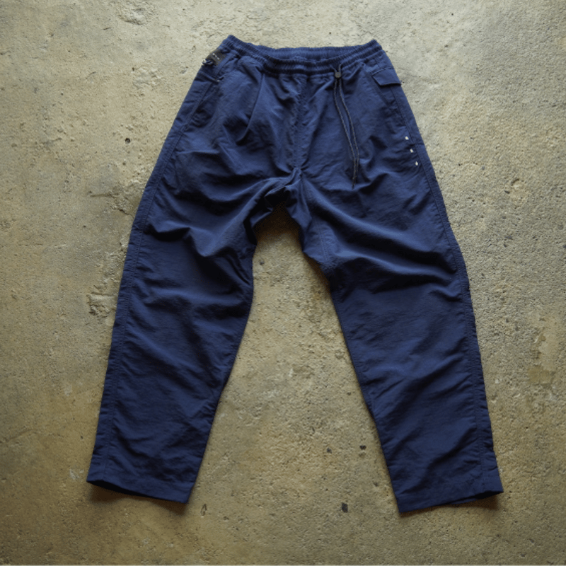 迷迭香 マンネンロウ NYLON HARVEST TROUSERS ネイビー S 迷迭香 マンネンロウ NYLON HARVEST TROUSERS ネイビー S 迷迭香