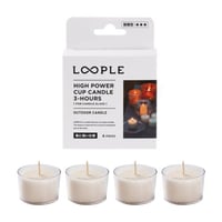 【LOOPLE（ループル）】ハイパワーカップキャンドル（キャンドルグラス用