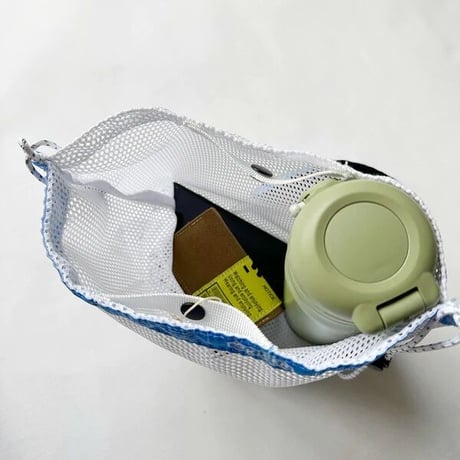 【Weekender（ウィークエンダー）】WEEKEND MESH FLAT SHOULDER WHITE