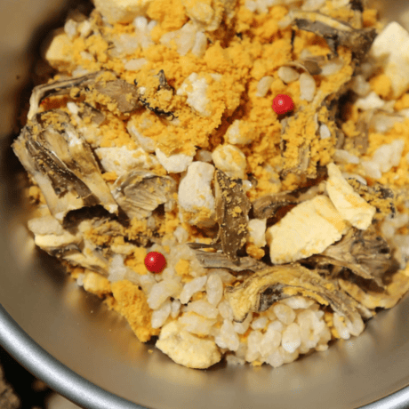 【MOUNTAIN GOURMET LAB.（マウンテングルメラボ）】鶏と舞茸のシェリー煮込み（リゾット仕立て）