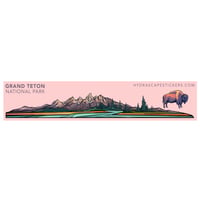 Hydrascape Grand Teton National Park Miniscape Sticker ハイドラスケープ　ステッカー　ミニ