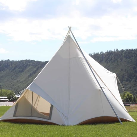 【Ellis Canvas Tent / エリスキャンバステント】THE PRAIRIE TENT 12FT×12FT　フロア固定式テント