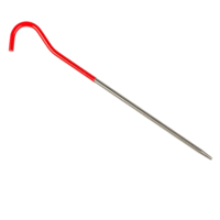 【Zpacks（ゼットパックス）】6.5" Red Tough Titanium Tent Stake（タフ チタニウム テント ステイク）