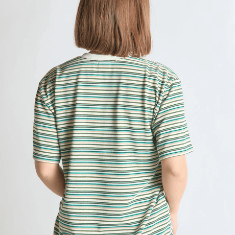 【BRING（ブリング）】DRYCOTTONY マルチボーダーTシャツ