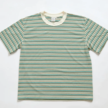 【BRING（ブリング）】DRYCOTTONY マルチボーダーTシャツ