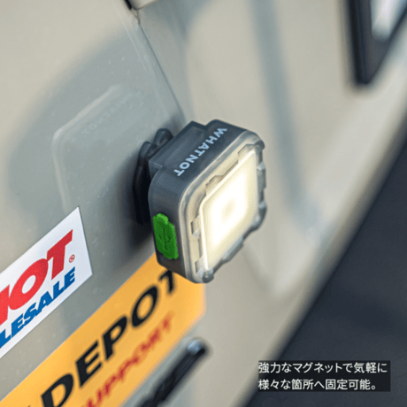 WHATNOT／タクティカルクリップライト クリアグレー｜TACTICAL CLIP LIGHT