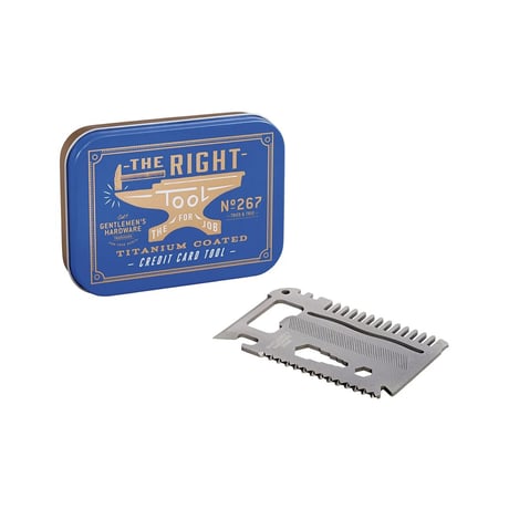 【Gentlemen's Hardware（ジェントルメンズハードウェア）】クレジットカードツール チタニウムフィニッシュ