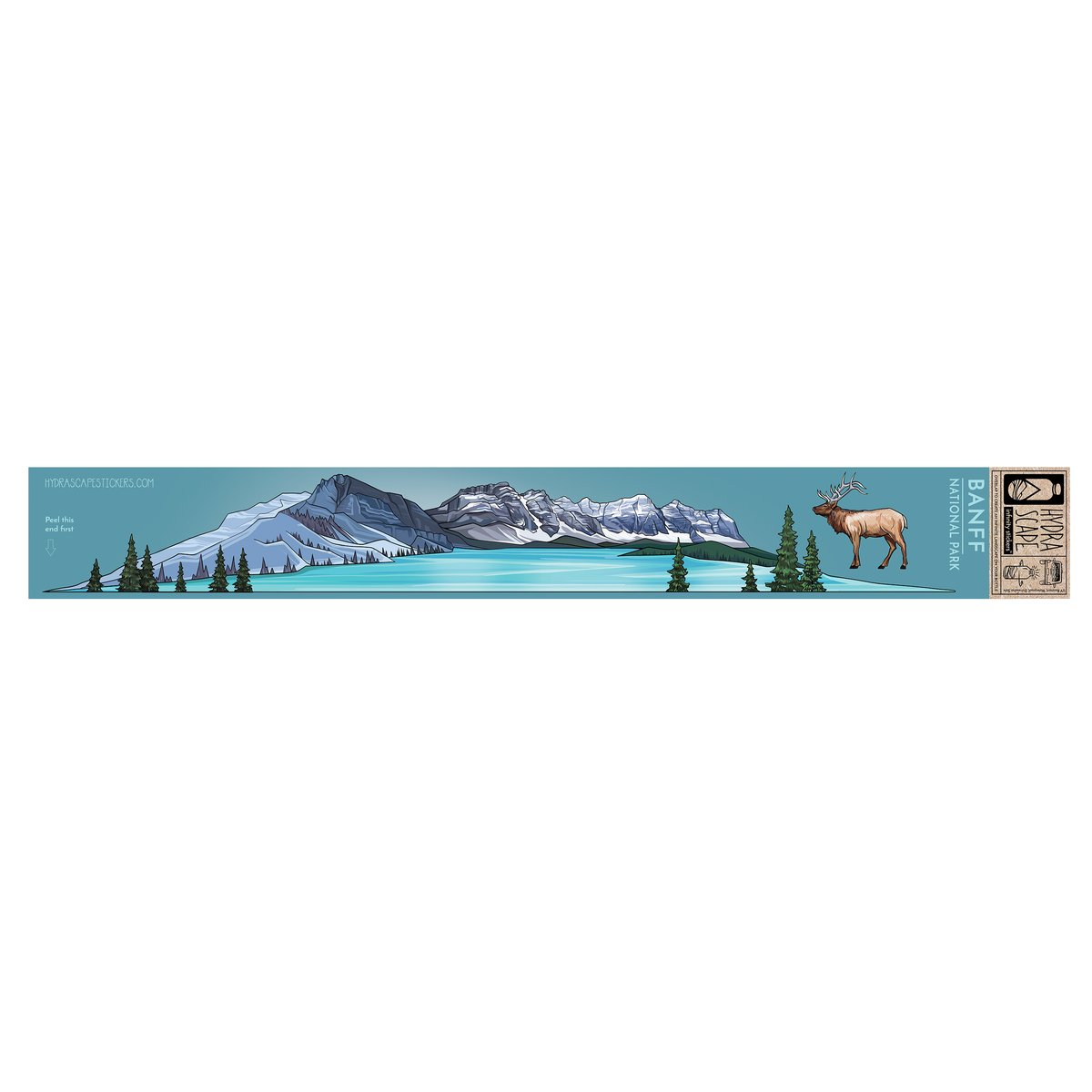 Hydrascape Banff National Park Infinity Sticker