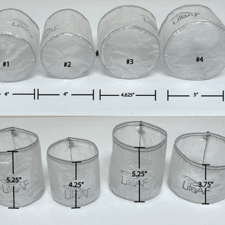 【LiteAF】Round Bottom Pot Sacks – Dyneema®