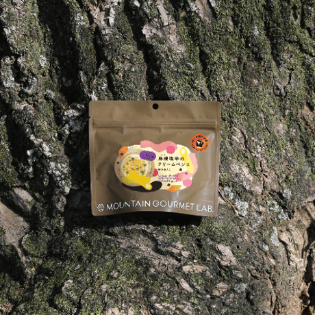 【MOUNTAIN GOURMET LAB.（マウンテングルメラボ）】【アルミバッグ】烏賊塩辛のクリームペンネ 柚子皮入り