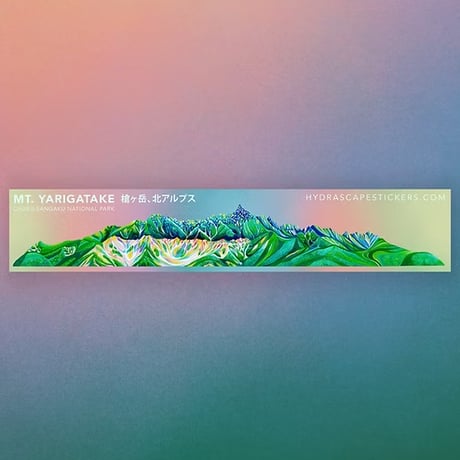 Hydrascape Stickers Mount Yarigatake　JAPAN edition ハイドラスケープ　ステッカー