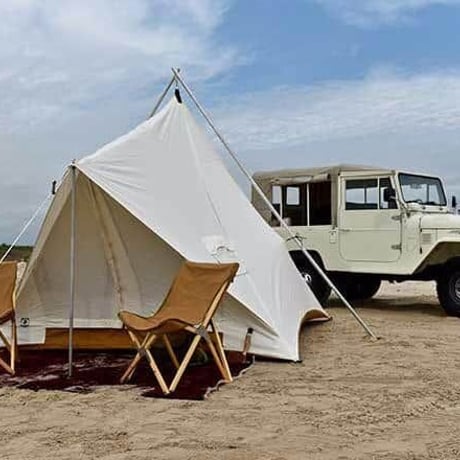 【Ellis Canvas Tent / エリスキャンバステント】THE PRAIRIE TENT 12FT×12FT　フロア脱着式テント