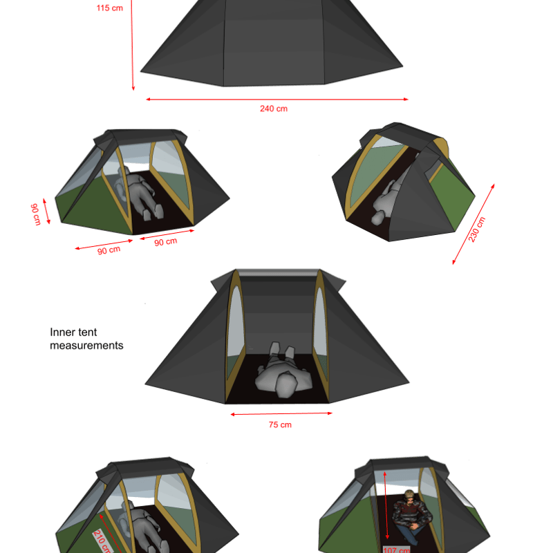 NORTENT】 Ly1 ノルテント フットプリントセット | yellowknife Ou