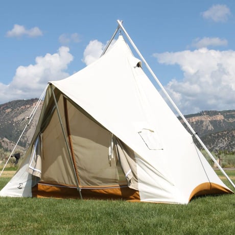 【Ellis Canvas Tent / エリスキャンバステント】THE PRAIRIE TENT 12FT×12FT　フロア脱着式テント