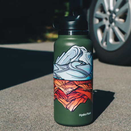 Hydrascape Mt. Rainier Infinity Sticker® ハイドラスケープ　ステッカー