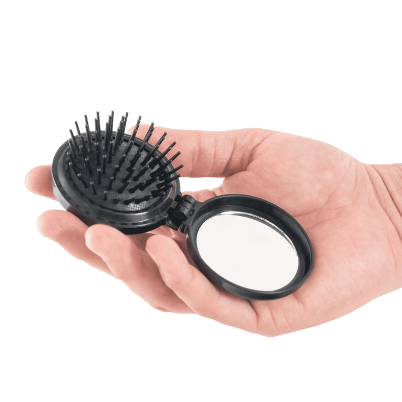 Zpacks（ジーパックス）】Mini Hair Brush w/ Mirror（ミニヘアブ