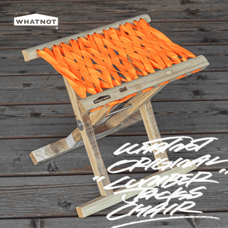 WHATNOT／ランバージャックスチェア オレンジ | yellowknife Outdoor