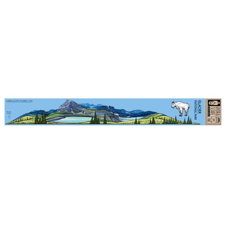 Hydrascape Glacier National Park Infinity Sticker® ハイドラスケープ　ステッカー
