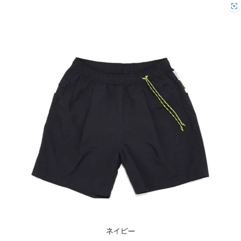 迷迭香 マンネンロウ 登山 ブラックショートパンツ C&CPH-ike×迷迭香(マンネンロウ) / HIKING TUKED SHORTS