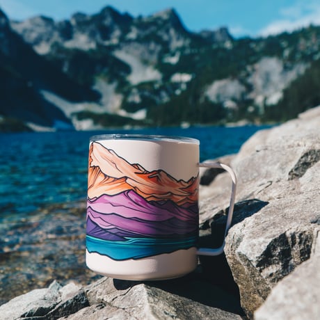 Hydrascape Mt. Baker & Twin Sisters Infinity Sticker® ハイドラスケープ　ステッカー