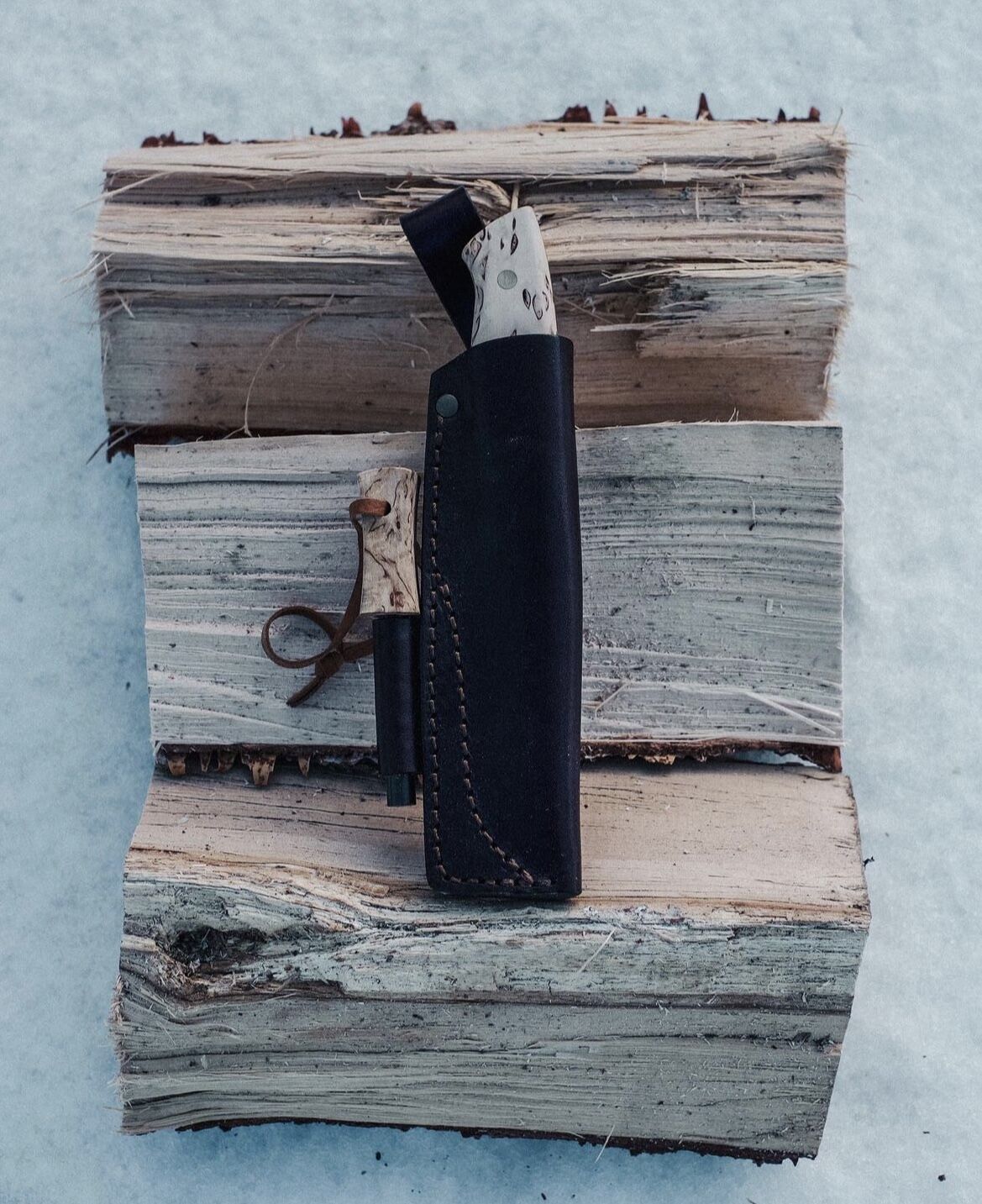 BRISA/ブリサ】 アウトドアナイフ TRAPPER 115 / トラッパー カーリー