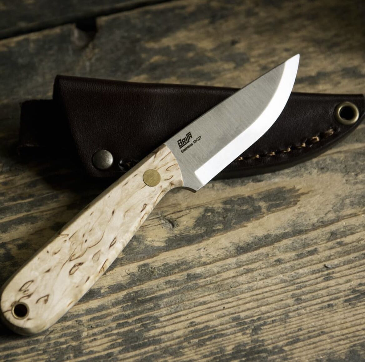 BRISA/ブリサ】 アウトドアナイフ NECKER 70 / ネッカー カーリー