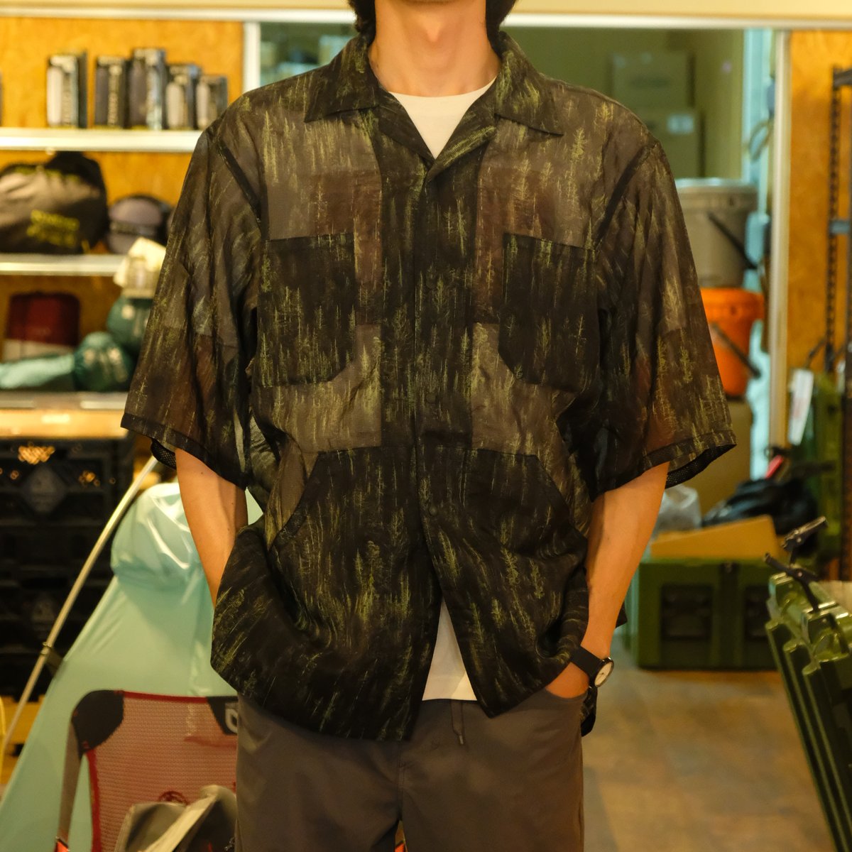 迷迭香（マンネンロウ）】MESH SHIRT H/S（MSH-5C） | yellowkni