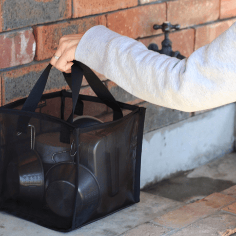 【SOTOLABO（ソトラボ）】Pop up Mesh Container Msize（ポップアップメッシュコンテナ Mサイズ）