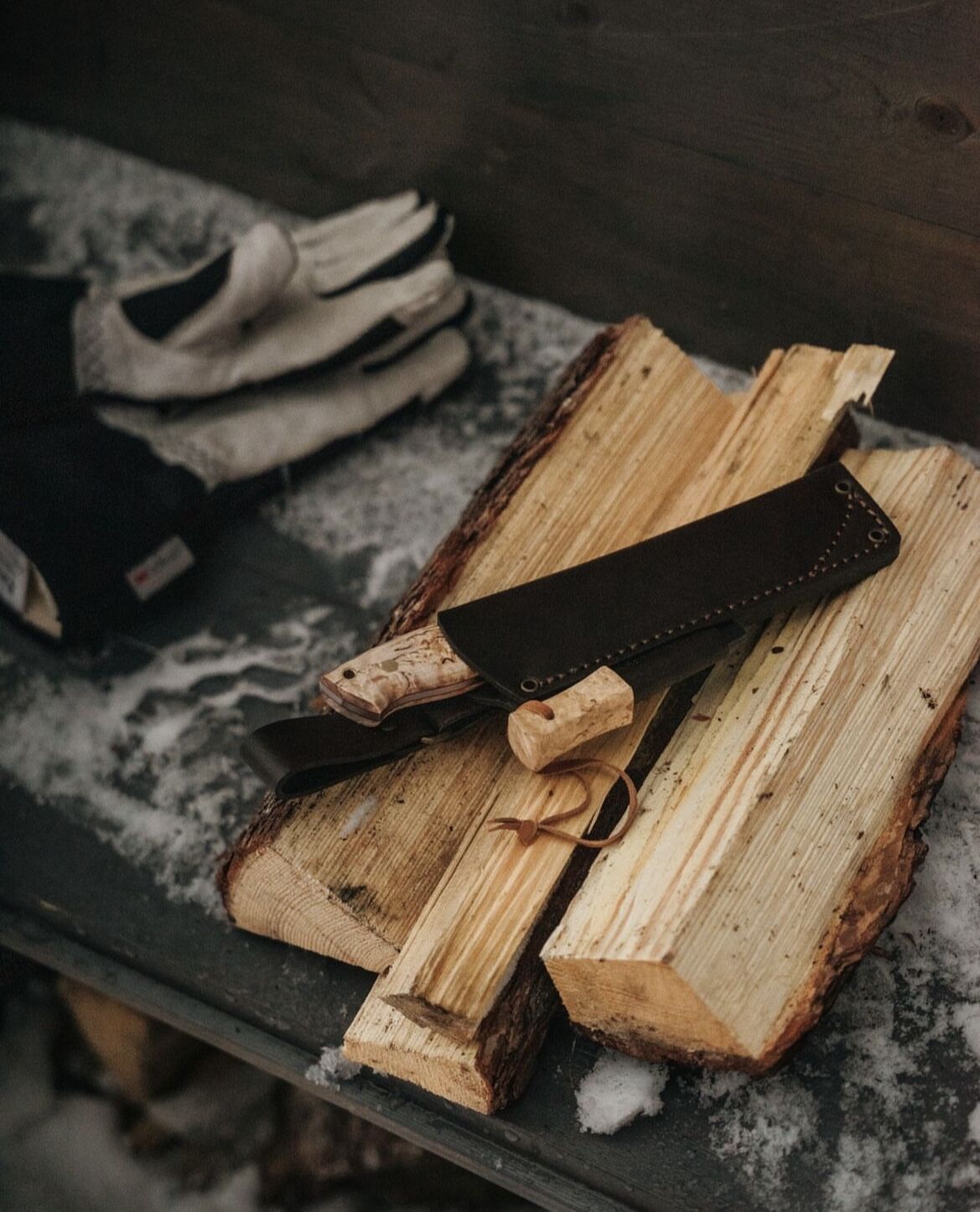 BRISA/ブリサ】 アウトドアナイフ TRAPPER 95 / トラッパー カーリー