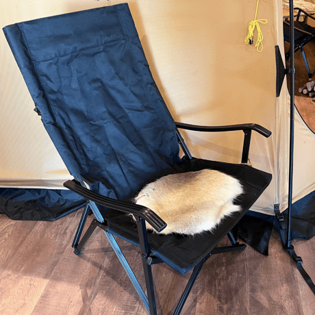 Reindeer fur　SeatMat(トナカイ毛皮)　-約40cm-