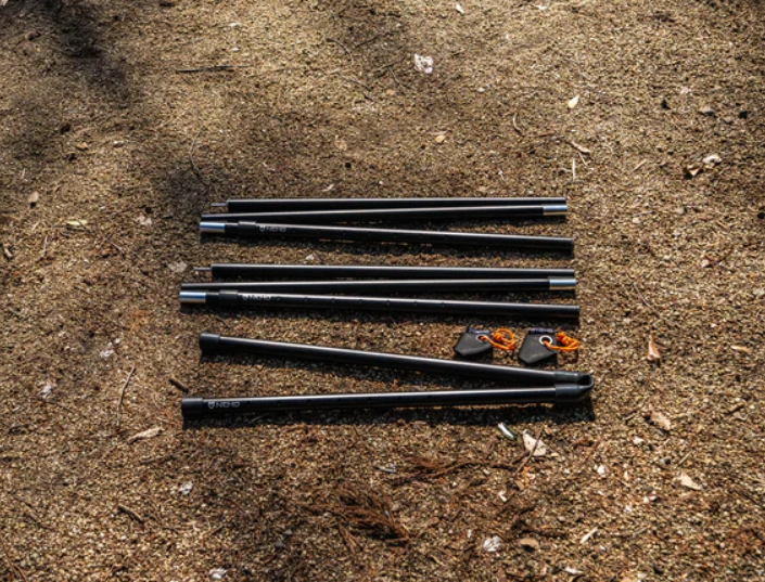 NEMO（ニーモ）】Adjustable Tarp Pole L Set (2-Pack+E