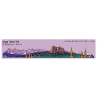 Hydrascape Sawtooth & Elephants Perch Miniscape Sticker ハイドラスケープ　ステッカー　ミニ