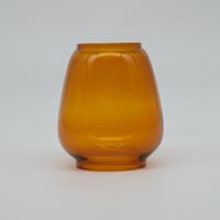 【Vermont Lanterns（バーモントランタン）】パティオミニハリケーン用アンバーグラス