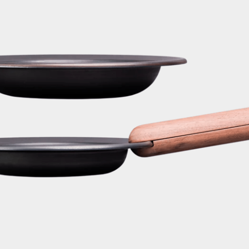 フライパンジュウ　M ハンドル　ウォルナット FRYING PAN JIU】フライパンS+Mサイズ ハンドルセット