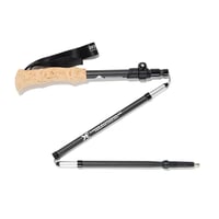 【DESCHUTES TREK DESIGN（デシューツ トレック デザイン）】 3K GRAPHITE FOLDING STAFF（軽量カーボン製トレッキングポール）  ３つ折りタイプ