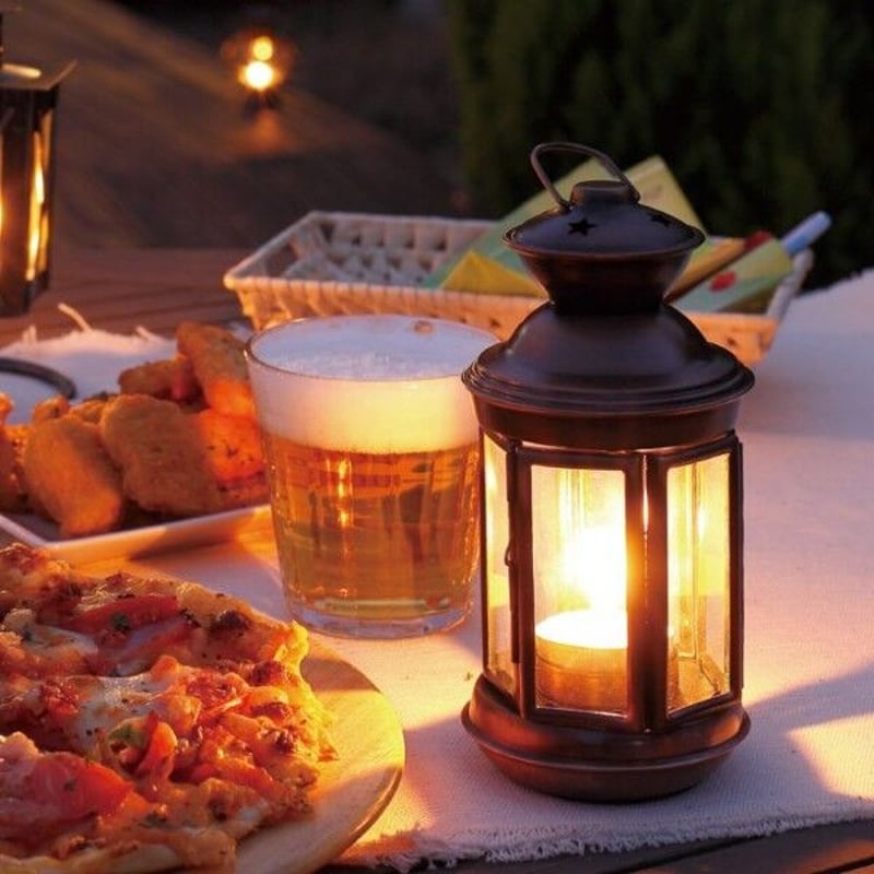 ブリキランタン「六角」ブロンズ | yellowknife Outdoor Shop