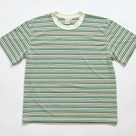 【BRING（ブリング）】DRYCOTTONY マルチボーダーTシャツ