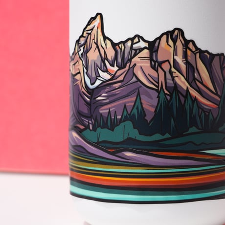 Hydrascape Grand Teton National Park Infinity Sticker® ハイドラスケープ　ステッカー