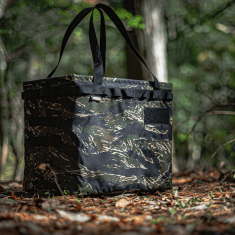 WHATNOT／ワンタッチバケット タイガーカモ｜ONE TOUCH BUCKET TIGER CAMO
