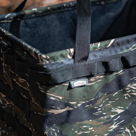 WHATNOT／ワンタッチバケット タイガーカモ｜ONE TOUCH BUCKET TIGER CAMO